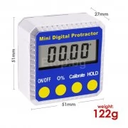 Digital Bevel Box/ Inclinometer w/ Magnets & Always Upright Display 810-100 eTop