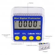 Digital Bevel Box/ Inclinometer w/ Magnets & Always Upright Display 810-100 eTop