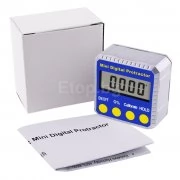 Digital Bevel Box/ Inclinometer w/ Magnets & Always Upright Display 810-100 eTop