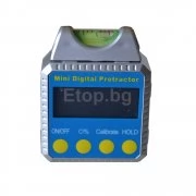 Цифров Инклинометър с Нивелир Digital Bevel Box/ Inclinometer w/ Spirit Level/ Always Upright 810-100SS eTop