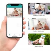 Безжична PTZ WIFI охранителна камера 3MP за видеонаблюдение Cam008