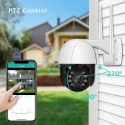 Безжична PTZ WIFI охранителна камера 3MP за видеонаблюдение Cam008