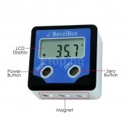 Digital 360° Bevel Box / Inclinometer with Magnets AG-0200BB eTop