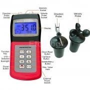 Multi-function Thermo Anemometer CUP speed air Weather AM-4836C eTop