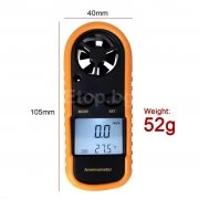 Цифров анемометър термометър с компактни размери Digital Wind Speed Gauge Sport Anemometer Thermometer AM-816 eTop