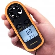 Цифров анемометър термометър с компактни размери Digital Wind Speed Gauge Sport Anemometer Thermometer AM-816 eTop