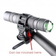 Bicycle Lamp Holder Universal 360 Degree Rotating Cycling Flashlight Holder Torch Clamp Clip Holder Bracket ACC-HOLDER