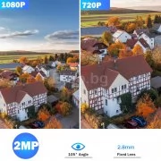 Соларна WIFI безжична управляема HD камера за видеонаблюдение с голяма батерия Cam006