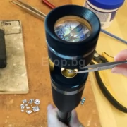10x 18mm Handheld Darkfield Loupe, with Flashlight CLMG-7201 eTop