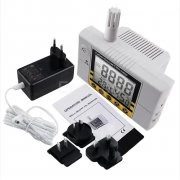 CO22 Wall-Mount Indoor Air Quality Monitor Temperature Humidity RH CO2 CO22