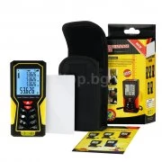 Digital Laser Distance Meter 70m (229ft) Handheld Range Finder Area & Volume Measuring Tools Meter Tester with Backlight and Spirit Bubble Level, ±1mm accuracy DIS-61 eTop