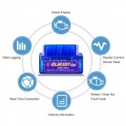 ELM327 MINI блутут скенер за автодиагностика OBD2 ELM327