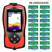 Безжичен сонар Lucky с цветен дисплей, българско меню FF-1108-1CWLA Lucky Fish Finders