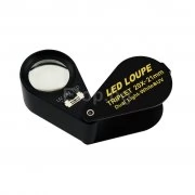 Бижутерска лупа 20х увеличение, LED и UV светлина GEM-248 eTop