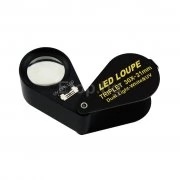 Бижутерска лупа 30х с LED и UV светлина GEM-249 eTop