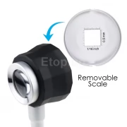 10x Magnification Optical Glass Loupe Magnifier Double Lens Magnifying Jewelry Gem Tool GEM-310