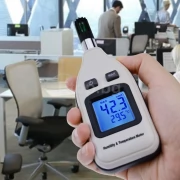 Портативен цифров тестер за влажност и температура 0 ~100% RH, - 30~70°C, влагомер, термо хигрометър HTM-238