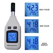 Портативен цифров тестер за влажност и температура 0 ~100% RH, - 30~70°C, влагомер, термо хигрометър HTM-238