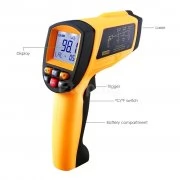 Digital 50:1 Infrared Thermometer 0.1~1 EM Pyrometer 2102°F IR-G1150A eTop