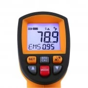 Digital 50:1 IR Laser Thermometer 0.1~1 EM Pyrometer 2462 °F IR-G1350 eTop
