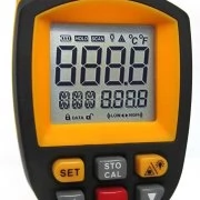 Digital 50:1 Pro IR Thermometer 1650°C 3002°F Adjustable IR-G1650 eTop