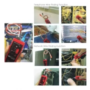 Network LAN or Telephone Cable Wire Tracker Open Circuit Tester N03NF-806R eTop