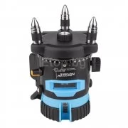 3D лазерен нивелир с 5 линии - зелен цвят обхват 25м NOYAFA 5 lines 3D lazer level machine Green Beam 360 tool 12 4D rotary laser levels NF-15T