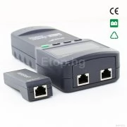 Мултифункционален кабел тестер за мрежови, LAN и телефонни кабели NF-8108A eTop