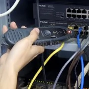 NOYAFA NF-8209 LCD Display Measure Length Lan Cable POE Wire Checker Cat5 Cat6 Lan Test Network Tool Scan Line Wiremap Tester NF-8209