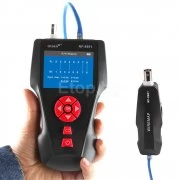 Кабел тестер за мрежови, телефонни, RJ45, RJ11, BNC кабели, POE, PING, Cat 7 NF-8601 NOYAFA