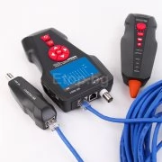 Кабел тестер за мрежови, телефонни, RJ45, RJ11, BNC кабели, POE, PING, Cat 7 NF-8601 NOYAFA