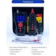 Кабел тестер за мрежови, телефонни, RJ45, RJ11, BNC кабели, POE, PING, Cat 7 NF-8601 NOYAFA