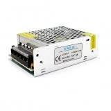 Захранване за LED лента 12VDC, 60W, 5А, Стандартен метален корпус