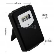 In/Out Temperature Wireless Weather Station DCF Radio Controlled Clock 2 Sensor S08S3318BL 2S eTop