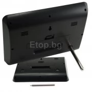 In/Out Temperature Wireless Weather Station DCF Radio Controlled Clock 2 Sensor S08S3318BL 2S eTop