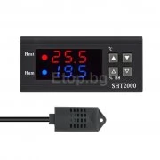 Контролер за температура и влага, влагомер, терморегулатор на 220V 10A Digital Thermostat Humidistat Humidity Temperature Controller Regulator Thermoregulator Hygrometer AC 110V-220V 10A SHT-2000