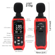 Шумомер, звуков регистратор, A / C / Z претегляне, обхват 30 ~ 130 dB Шумомер, звуков регистратор, A / C / Z претегляне, обхват 30 ~ 130 dB SLM-390