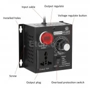 Регулатор на променливо напрежение от 0 до 220в SNT-4000W OEM