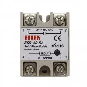 Солид стейт реле 3-32VDC товароносимост 40А 24-380 VAC SSR-40DA