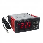 Температурен контролер, термостат с 1 сензор, терморегулатор на 24V 10A STC-1000-24V
