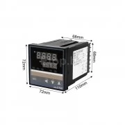 Digital PID Intelligent Temperature Controller Universal, Relay Output REX-C700