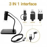 USB микроскоп с 1000х увеличение за компютър, лаптоп или телефон USBM-004