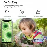 WiFi Mикроскоп с 1000х увеличение за компютър, лаптоп или телефон WIFIM-006