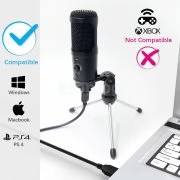 USB Microphone For Laptop, PC, Recording, Studio, Streaming, Karaoke USBMic eTop
