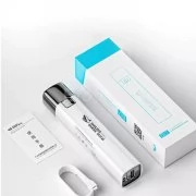 Ултра ярко 9990000LM тактическо LED фенерче с Power Bank бял цвят 617A-White