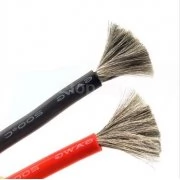 14 AWG Силиконов кабел ЧЕРЕН 1 метър SILK14BLACK