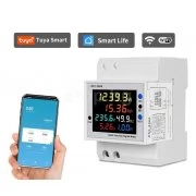 WIFI електромер 100A с цветен дисплей Tuya Smart Life WIFI електромер 100A с цветен дисплей Tuya Smart Life D52-2066WF Taxnele
