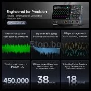 FNIRSI DPOF1204 цифров осцилоскоп 4 канала, 200MHz, 1GSa/s DPOF1204 Fnirsi