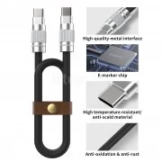 FNIRSI USB кабел USB-C към USB-C, 5A, 100W, 1.2 метра FNCable FNIRSI