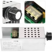 Фазов регулатор на мощност до 6KW, 220V, Димер, Регулатор на обороти FRP6KW220V